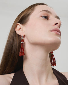 VENICE OPERA CARNELIAN EARRINGS